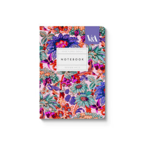 Carnet Neon Floral Coral Jungle A6 Premium OHH DEER
