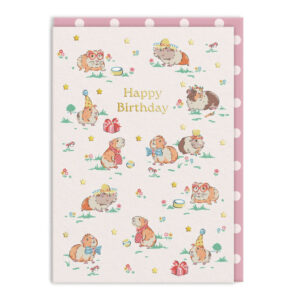 Felicitare -Guinea Pig Party Greeting Card OHH DEER