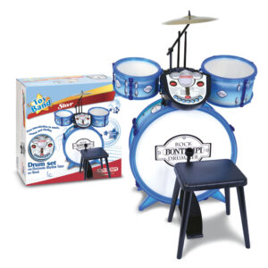 Toba albastra - 4 buc cu scaun si ritmul electronic BONTEMPI
