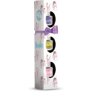 Set 3 lacuri de unghii pentru fetite Ballerine Snails SAFE N BEAUTIFUL