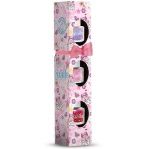 Set 3 lacuri de unghii pentru fetite Dream Snails SAFE N BEAUTIFUL