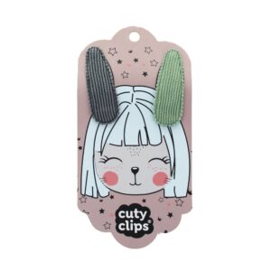 Clame de par set 2 Bunny Ears No 8 Cuty Clips SAFE N BEAUTIFUL
