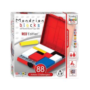 Joc de masa - Ah!Ha Mondrian Blocks -Red Edition