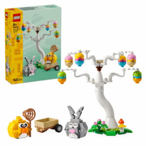 Iepuras si vanatoare de oua de Paste LEGO