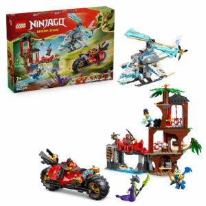 Lupta la casa din copac cu vehicule ninja NINJAGO LEGO