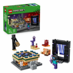 Calatorie prin portalurile Nether si End Minecraft LEGO