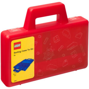 LEGO SORTING BOX TO GO red