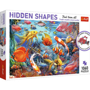 Puzzle 1000 Hidden Shapes Viata subacvatica TREFL