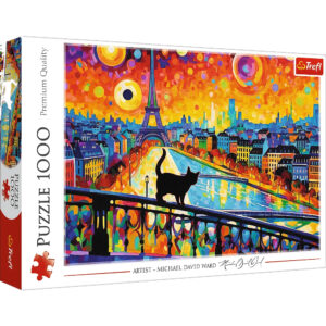 Trefl 10795 Puzzles - 1000 - Cat in Paris