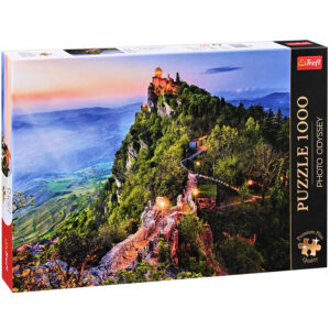 Puzzle Premium Plus 1000elem. Odiseea foto: Turnul Cesta, San Marino TREFL