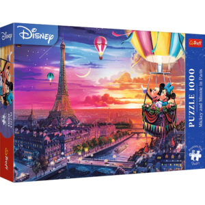 Puzzle Premium Plus 1000elem.Mickey Si Minnie la Paris TREFL