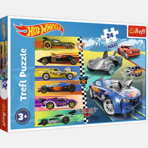 Trefl 14362 Puzzles - 24 Maxi - Fast Hot Wheels / Mattel Hot Wheels