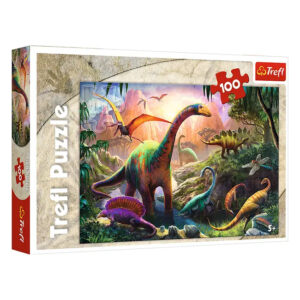 Puzzle - 100 - Dinosaurs land