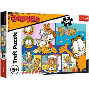 Puzzle 100elem.Garfield leneS TREFL