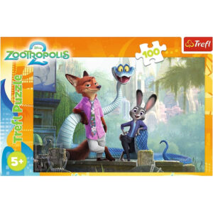 Puzzle 100elem.Secretele Zootopiei TREFL
