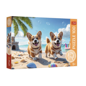 Puzzle 100elem.Corgi - catelusii TREFL