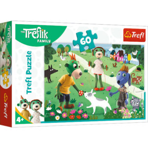 Puzzle 60elem.Ziua fericita cu Trefliks TREFL