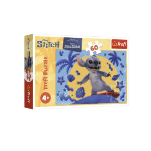 Puzzle 60elem.O zi cu Stitch TREFL