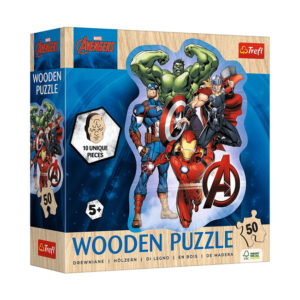 Puzzle din lemn 50elem. Aventurile Eroilor TREFL
