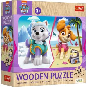 Puzzle din lemn 24elem. Patrula catelusilor TREFL