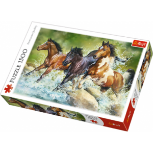 Puzzle - 1500 - Three wild horses