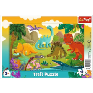 Puzzles - 15 Frame - Dinosaurs