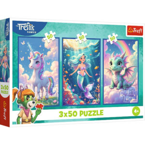 Puzzle 3x50 Trefliks zimbitori TREFL
