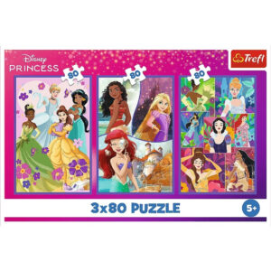 Puzzle 3x80 Prietenele prinTeselor TREFL