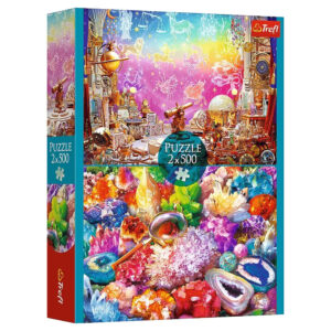Puzzle 2x500 Cosmos si cristale TREFL