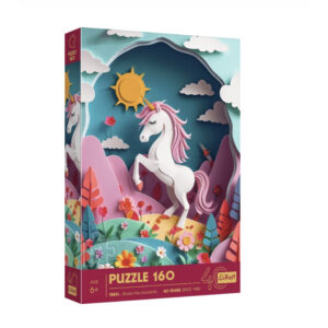 Puzzle 160elem.Trefl aniversar de 40 de ani - ArtA pe hartie: Unicorn TREFL