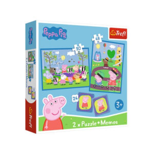 Trefl Puzzles 2in1 + memos Happy moments with Peppa Pig / Peppa Pig