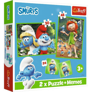 Puzzle 2in1+MemosStrumfii se distreazA TREFL