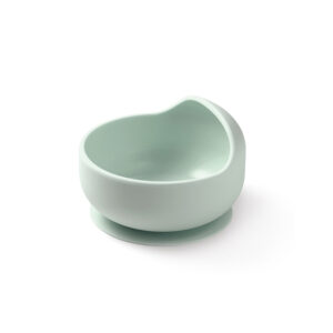 Vas din silicon cu ventuza verde Babyono