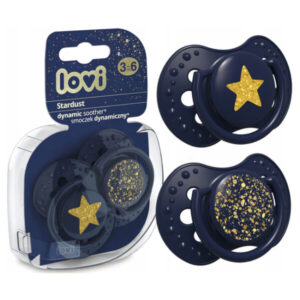 Suzeta pentru bebelusi 3-6 luni (2 buc) Stardust LOVI