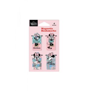 Set semne de carte magnetice 4 buc Minnie Mouse Disney Fashion Colorino