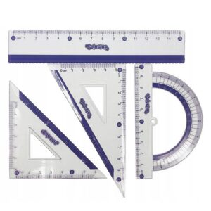 Set geometric 15 cm 4 buc Colorino