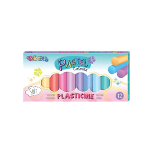 Set plastilina pastel 12 buc Colorino