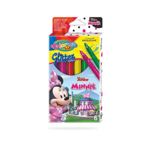 Set carioci cu sclipici 6 buc Minnie Disney Colorino