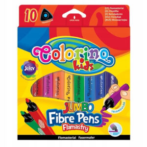 Set carioci triunghulare 10 buc Jumbo Colorino