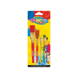 Set pensule acrilice Jumbo 5 buc Colorino