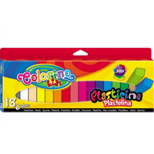 Set plastilina patrata 18 buc Colorino