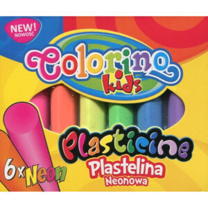 Set plastilina neon 6 buc Colorino
