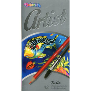 Set creioane acuarela rotunde 12 buc Artist Colorino