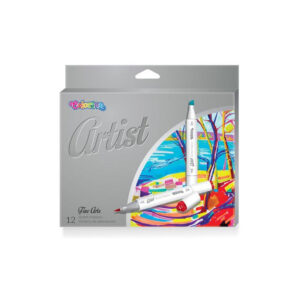 Set carioci pentru schitare varfuri cu grosime diferita 12 buc Colorino