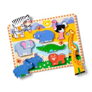 Puzzle din lemn Safari MELISSA and DOUG