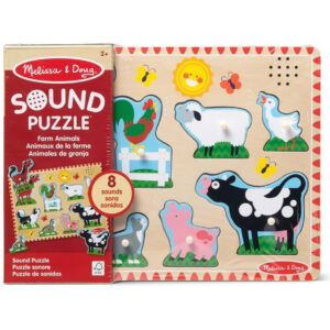 Puzzle cu sunet Animale (Ferma) MELISSA and DOUG