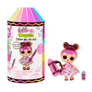 Set Papusa cu creioane L.O.L. SURPRISE! seria Crayola