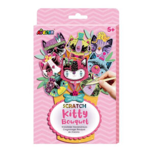 Set creativ de razuit Scratch Buchet - Pisicuta AVENIR