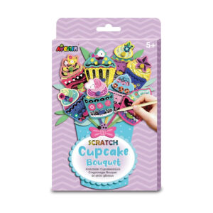 Set creativ de razuit Scratch Buchet - Prajituri AVENIR