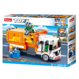 Set de constructie Masina de gunoi 326 elem. SLUBAN